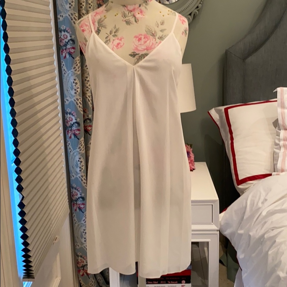 Alice and Olivia mini white dress